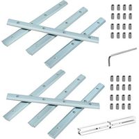 8 Pcs Connecteur Droit, Profil en Aluminium, Joint d'Extrusion d'Aluminium à l'Intérieur du Connecteur 3030, pour Série de Profil d'Extrusion en Aluminium