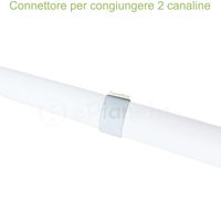 2m Canalina angolare 23x23 mm per cavo elettrico in plastica bianco passacavi coprifili a parete con copertura Connettore