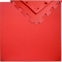 12mm Trainingsmatte mit Rand - 90x90cm Bodenschutz-Matte