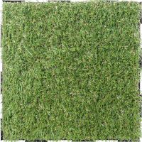 Dalle en gazon synthétique Snap & Go (lot de 4) - Vert foncé 30 x 30 cm