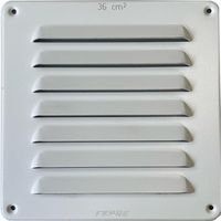 Lackierte Aluminium-Lüftungsgitter, 15 x 15 cm FEPRE