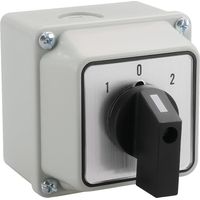 Interruptor giratorio universal SZW26-20/D2022BF, interruptor principal, caja exterior, ON-OFF-ON, 3 posiciones, 2 fases, 12 terminales, CE, interruptor cerrado de dos vías