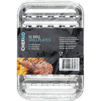 Chef Aid Set di 10 ciotole per barbecue in alluminio, ideali per grigliare