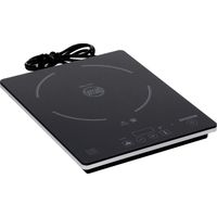 SEVERIN KP 1071, Piastra a induzione, Potenza 2000 W, Diametro 21 cm, 10 livelli di temperatura, Display di temperatura, Timer, Spegnimento automatico in caso di pericolo, risparmio energetico