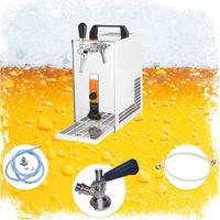 Ensemble complet Tireuse a biere avec pompe à membrane - PYGMY 20/K machine a biere, pompe a biere 1 ligne, 25 litres/h, Green Line, KEG: KeyKeg