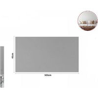 Rotolo Pellicola Adesiva Grigia 45 Cm X 5 Metri Per Mobili Carta Da Parati 71117