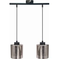 Lampada a sospensione Candellux COX 45cm nera 2xE27