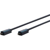 Toslink-Kabel, Premium-Kabel 1x Toslink-Stecker 1x Toslink-Stecker 0,5 m Polymer-Lichtwellenleiter. Kabellänge 0.5 m