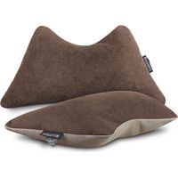 Cojín multiusos marrón lumbar, cervical, para las piernas y para lectura. Pack de 2 Unidades Marron