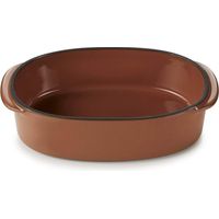 Revol Caractere plat porcelaine cannelle 16x11 cm