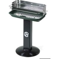 Barbecue 60-40 Venus Inox avec structure en acier grille a' charbon re'glable et pied avec prise d'air