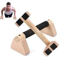 2 stuks push-up-board, 25 cm, met antislip handgrepen, dikke grip, belasting tot 300 kg, voor gymnastiek thuis, yoga, 2 stuks