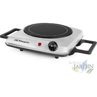 Placa vitrocerámica portátil, 1200W, 177mm, vitrocerámica portátil, 1200W, superficie cocción, portátil
