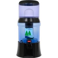 Fontaine EVA 7 L cuve en verre - système magnétique - noire
