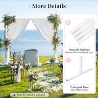 Mariage arche background stand 2 mètres blanc Vine arche mariage arc carré cadre fête d'anniversaire banquet ouverture boutique graduation