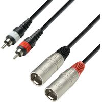Kabel 2xrca auf 2xxlr Stecker 6m Adam K3 K3tmc0600