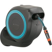 Gardena 18600-20 Automatic Wall Mounted Hose Reel 15M Hose Box RollUp S