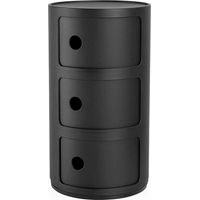 Kartell Componibili Cassetto di Ripostiglio Nero Opaco 32 cm