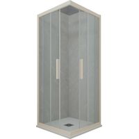 Box doccia 75x90 angolare scorrevole Champagne h 200 Kolors