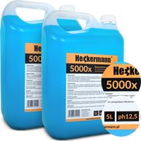 Lot de 2 bidons de 5 L de liquide pour nettoyeur à ultrasons HECKERMANN