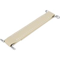 Poignée d'ampli guitare en cuir crème, accessoire pour instrument de musique et sonorisation