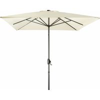 Derby Sonnenschirm / Kurbelschirm "Basic Lift neo 200 x 250", 200 x 250 cm, natur, Bezug aus 100% Polyester, Gestell aus Aluminium, 6,4 kg Sonnenschirm / Kurbelschirm "Basic Lift neo 200 x 250", natur