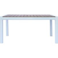 Moia Greenwood Maiorca Tavolo Allungabile Bianco Resin Wood 160/210 cm