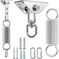 SWANEW Gancio a soffitto Capacità di rotazione a 360° Acciaio inox 304 Acciaio inox per impieghi gravosi 400KG Sospensione innovativa