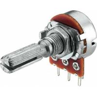 Potentiomètre 5k linéaire à arbre court en métal extrudé R16148-1a-2-b5k