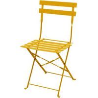 Chaise Pliante Merida Jaune Pliante, Acier, Jaune Solaire - Kb8 Import Export