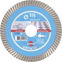 DISQUE DIAMANT GRES CERAME D115X1.0/1.4X22.23 HT10 - 69115 - LEMAN
