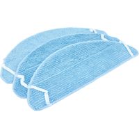 vhbw 3x compatible avec Ecovacs Deebot U2 Pro U2 aspirateur robot - 3x chiffons microfibre