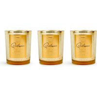 Candela confezione in vetro decorazioni e profumazione per ambienti set da 3 -Spiced Vanilla Frosting / 700 gr