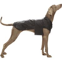 Cappotto impermeabile Montreal nero con federa interna in pile rimovibile per cani levrieri: 40 cm