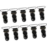10x Courroies Porte-jarretelles pour Femmes Clips En Métal Bas de Cuisse Boucles de Jarretelles
