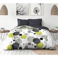 home-linge-passion Elegante Bettgarnitur Grau 220x240 cm