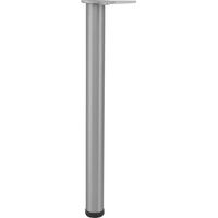 Tischfuß zylindrisch Tischbein ø 60mm Möbelbein L 1100mm, Edelstahl