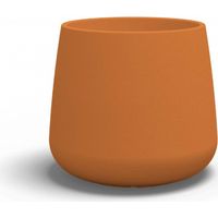 Vase design moderne GOCCIA 75 Ø73 H60 en polymère Impruneta résistant, pour intérieur et extérieur - Fabriqué en Italie - Monacis