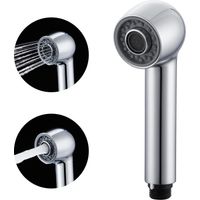 Douchette pour robinet de cuisine 2 jets – Raccord universel 1/2' – Plastique ABS anti-brûlure – Économie d'eau jusqu'à 30%