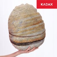 KADAX Cojín de terciopelo 33x41 cm Pebble Cojín decorativo con cremallera Cojín decorativo con fibra de silicona Cojín para sofá (modelo 5)