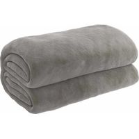 Couverture lestée grise, avec housse, 120 x 180 cm, 9 kg, en tissu