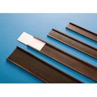 Etiqueta de papel de 37 mm con película transparente para perfil en C magnético de 40 mm MAGNETOPLAN