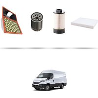 Kit tagliando 4 filtri compatibile con Iveco Daily VI 60C 15 3.0 E6 110KW dal 2016