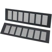 Grille d'aération rectangulaire, grille d'aération, grille d'aération rectangulaire idéale pour ventilation 80 × 300 mm
