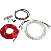 Hifonics Jeu de câbles d'alimentation HiFi auto 25 mm², 25 mm², 0.5 mm² D001882