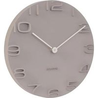 Karlsson On the Edge Reloj de pared gris cálido 42 cm