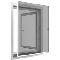 Moustiquaire cadre aluminium sans perçage 120 x 140 cm Basic plus