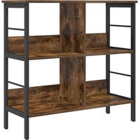 vidaXL Étagère Chêne fumé 82 x 32 x 79 cm Bois d'ingénierie
