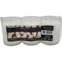 DECOSTAR, 3 CANDELE COUNTRYFIELD, Ø5CM, NATALE, CANDELE