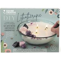 Bougie lithothérapie à faire soi-même